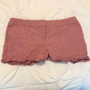Loft Dusty Rose/Pink Shorts Size 16